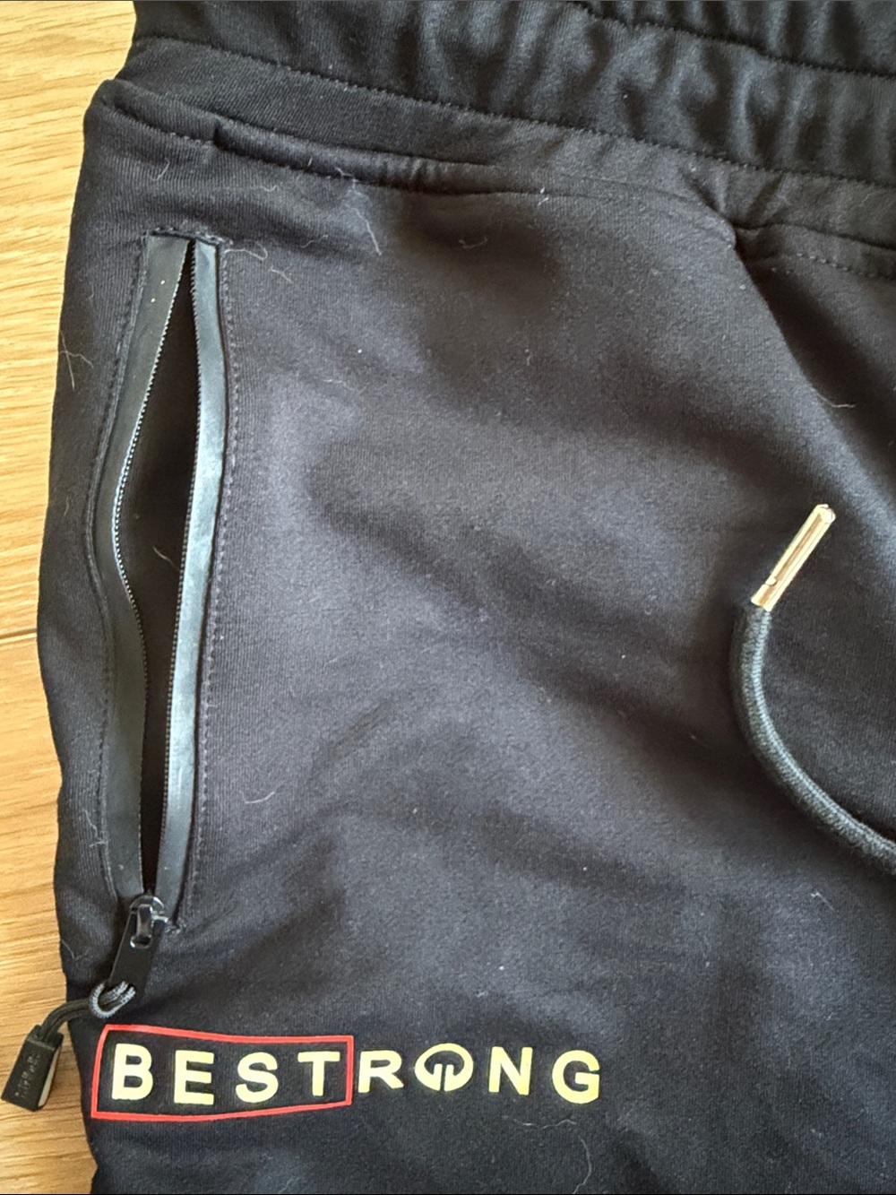 Bestrong Men's Black Jogger Sweatpants - Picture 3 of 4